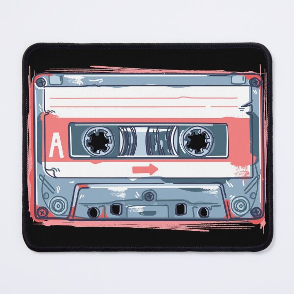 Item preview, Old School Cassette Tape Dark and Pink designed and sold by grafikis.
