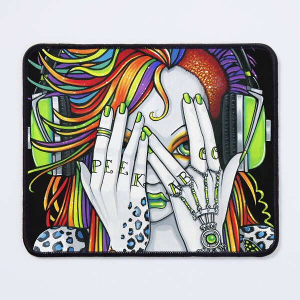 Item preview, Synthea Psytrance Tattoo Musical Fairy Synesthesia Disk Jockey designed and sold by Myka Jelina.