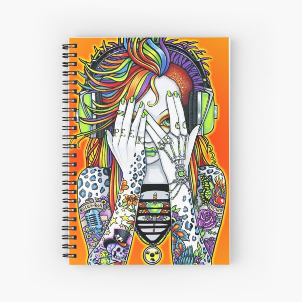 Psytrance Tattoo Spiral Notebooks for Sale  Redbubble