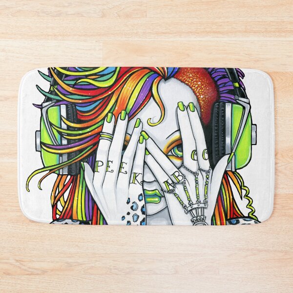 Item preview, Synthea Psytrance Tattoo Musical Fairy Synesthesia Disk Jockey designed and sold by Myka Jelina.