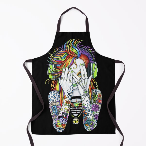 Item preview, Synthea Psytrance Tattoo Musical Fairy Synesthesia Disk Jockey designed and sold by Myka Jelina.