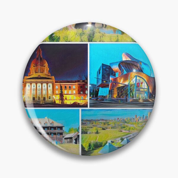Item preview, Edmonton Landmarks designed and sold by Sofia-Draws.