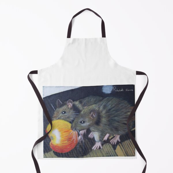 Item preview, Two rats and an apple designed and sold by Rebekah Gavra.