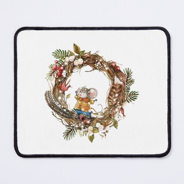 Item preview, Cute Christmas Mouse designed and sold by The Willow Of  Rain City.