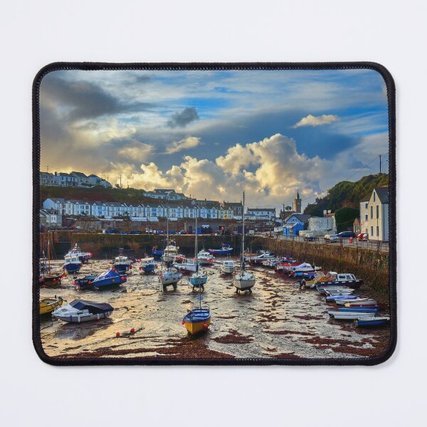 Item preview, Boats moored in Porthleven Harbour, Cornwall designed and sold by VnGphoto.
