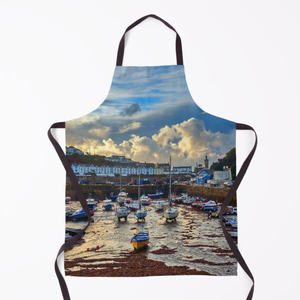 Item preview, Boats moored in Porthleven Harbour, Cornwall  designed and sold by VnGphoto.