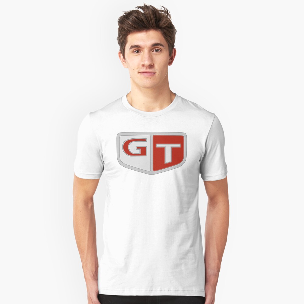NISSAN スカイライン (NISSAN Skyline) GT Logo Slim Fit T-Shirt