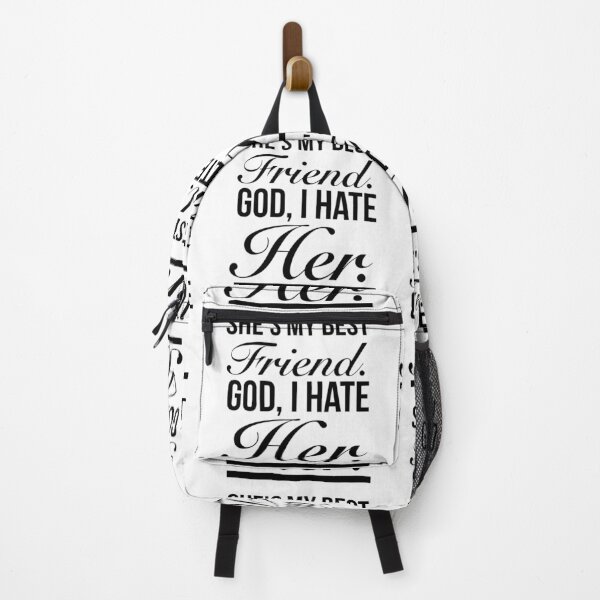 Item preview, Heathers The Musical Quotes - She's My Best Friend. God, I Hate Her. designed and sold by Delandor.