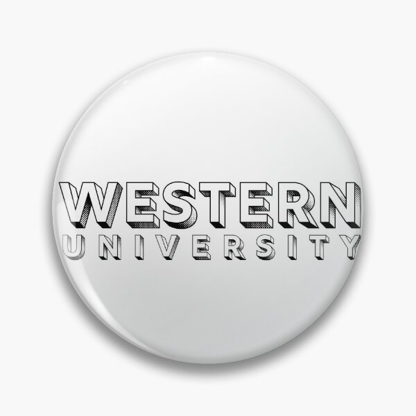 Item preview, Western University Logo (Pure Graphic) designed and sold by Everyday Designs.