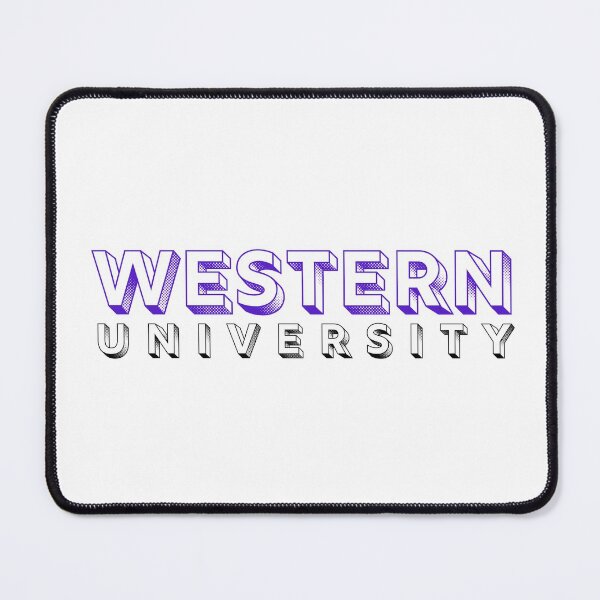 Item preview, Western University Logo (Pure Purple Graphic) designed and sold by Everyday Designs.