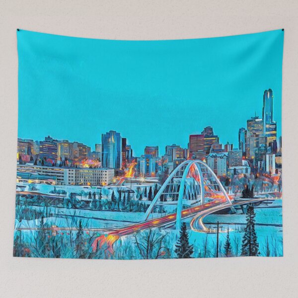 Item preview, Edmonton Skyline designed and sold by Sofia-Draws.
