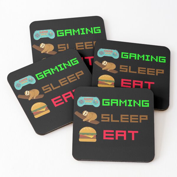 Item preview, Funny cool Gaming sleep eat repeat designed and sold by Zeus-Studio.