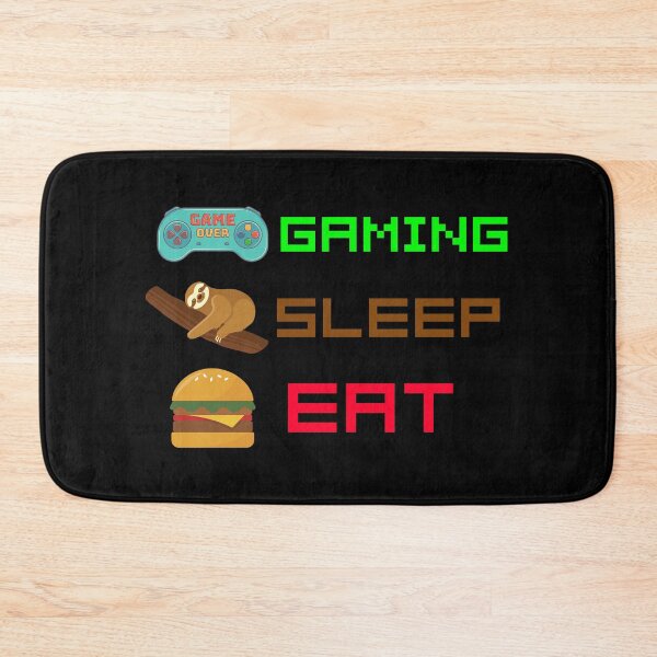 Item preview, Funny cool Gaming sleep eat repeat designed and sold by Zeus-Studio.