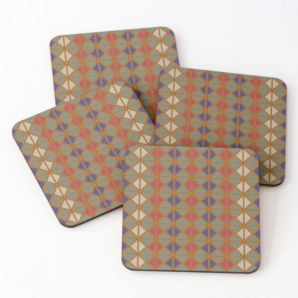 Item preview, decorative creative ethnic geometric pattern  3 designed and sold by ErhanArt.