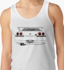 Nissan Skyline R33 GT-R (back) Tanktop