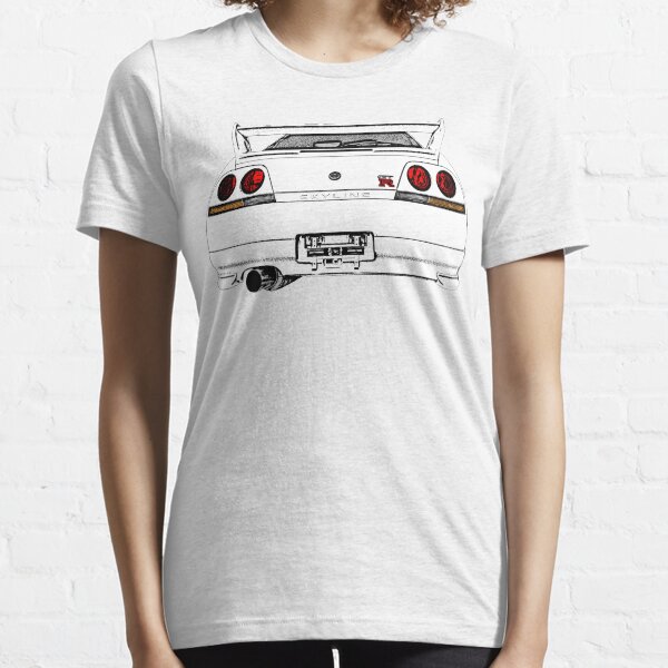 Nissan Skyline R33 GT-R (back) Essential T-Shirt