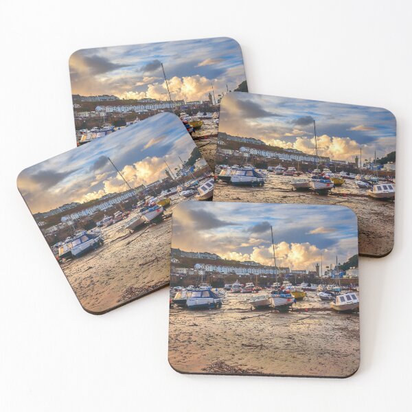 Item preview, Boats moored in Porthleven Harbour, Cornwall   designed and sold by VnGphoto.