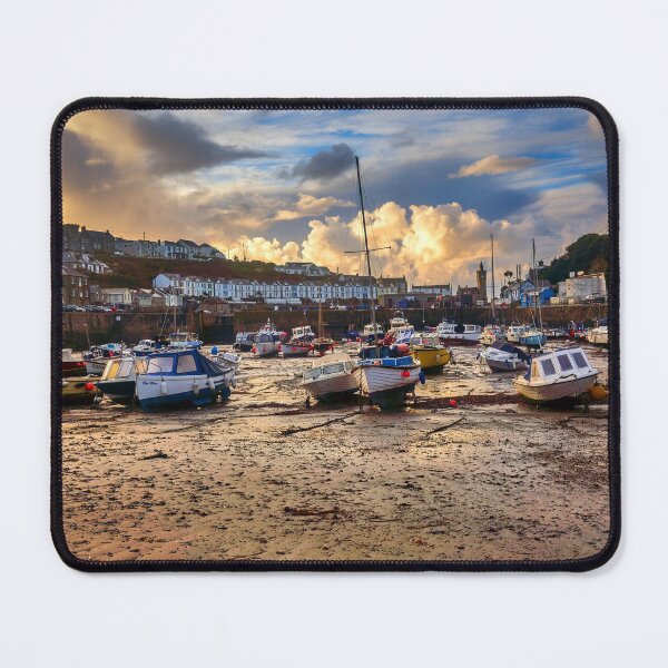 Item preview, Boats moored in Porthleven Harbour, Cornwall designed and sold by VnGphoto.