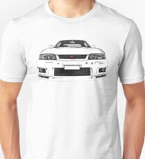 Nissan Skyline R33 GT-R (front) Slim Fit T-Shirt