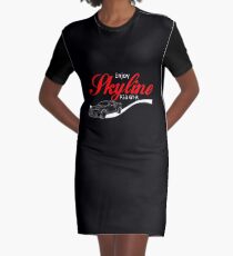 Enjoy Skyline R33 GT-R Graphic T-Shirt Dress