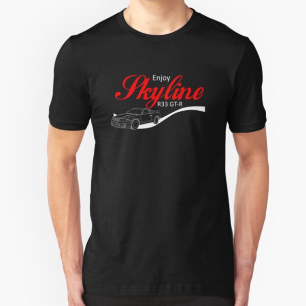 Enjoy Skyline R33 GT-R Slim Fit T-Shirt