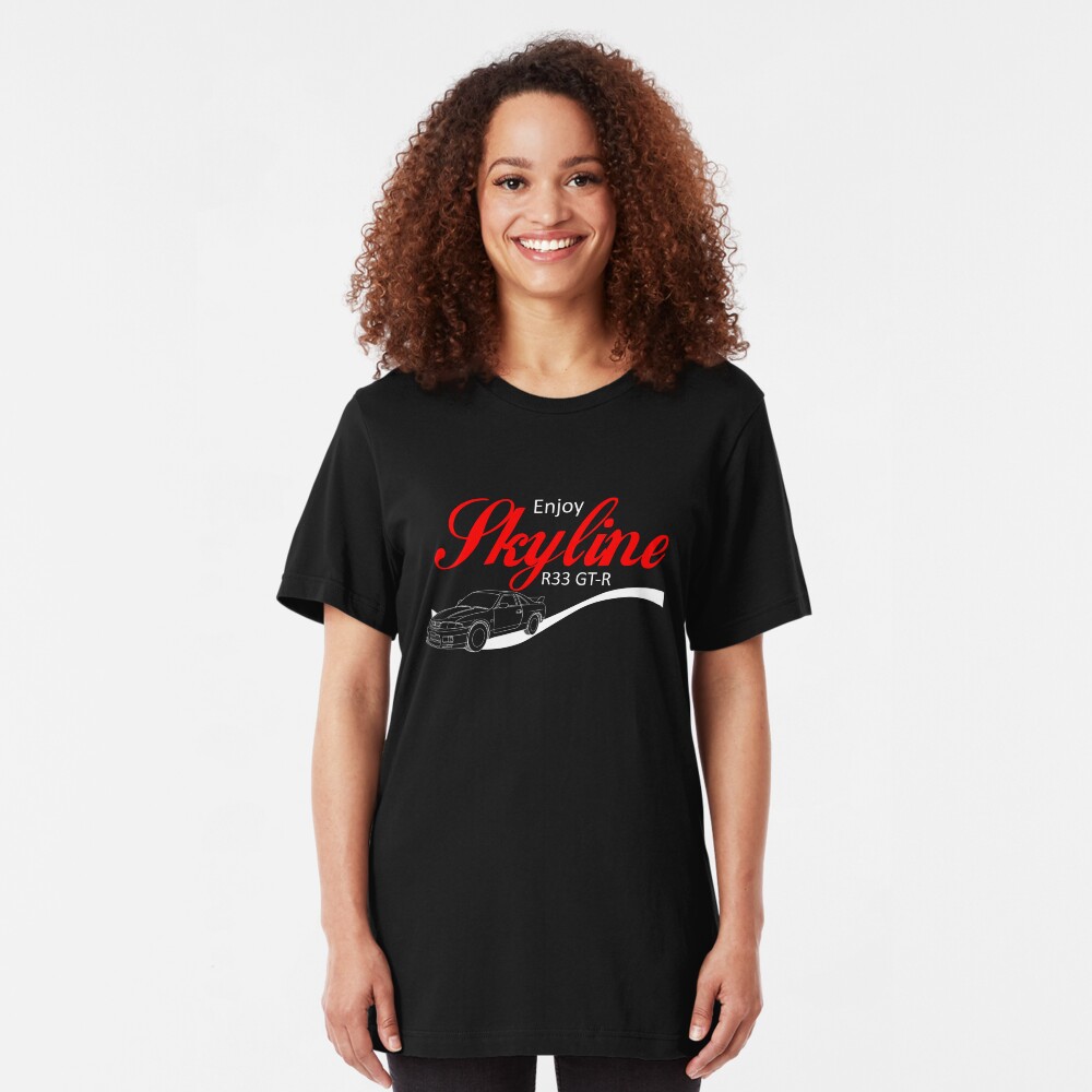 Enjoy Skyline R33 GT-R Slim Fit T-Shirt