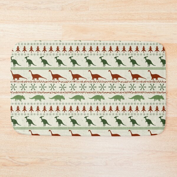 Item preview, Dinosaur Christmas Pattern designed and sold by LexieRJ.