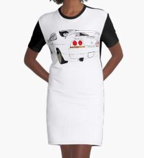 Nissan Skyline R33 GT-R (semi back) T-Shirt Kleid