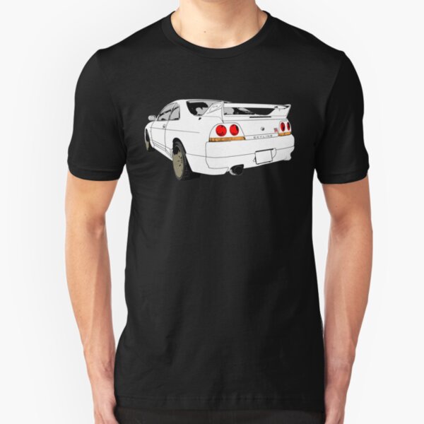 Nissan Skyline R33 GT-R (semi back) Slim Fit T-Shirt