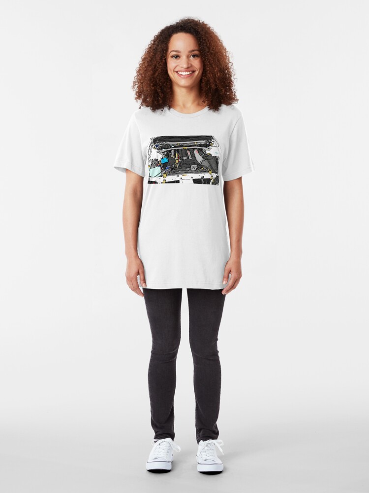 Alternative Ansicht von RB26DETT Slim Fit T-Shirt