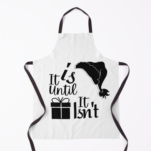 Item preview, It is Until it Isn't Santa Hat White designed and sold by Rainbows Rock.