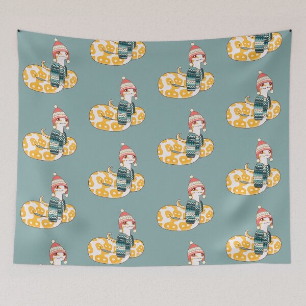 Item preview, Albino Ball Python Christmas Edition II designed and sold by anacecilia.