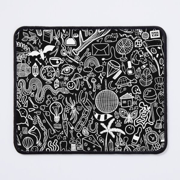 Item preview, Doodles on black designed and sold by Shramplet.