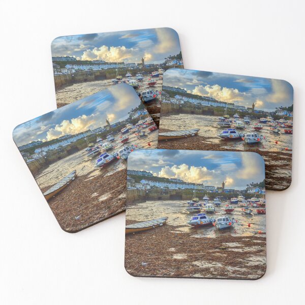 Item preview, Boats moored in Porthleven Harbour, Cornwall   designed and sold by VnGphoto.