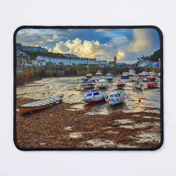 Item preview, Boats moored in Porthleven Harbour, Cornwall designed and sold by VnGphoto.