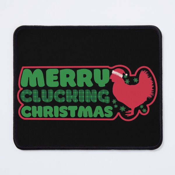Item preview, Merry Clucking Christmas Holiday Santa Chicken designed and sold by BtheLight.