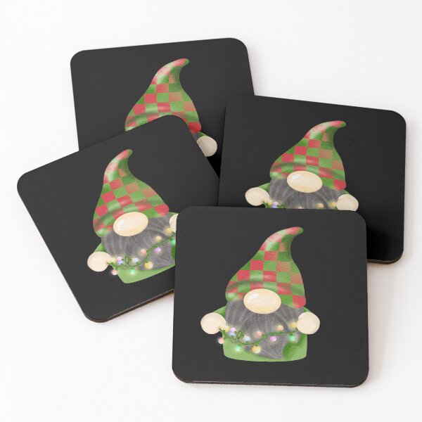 Item preview, Funny Cute Christmas Gnome With Christmas Lights designed and sold by BuddyBoots.