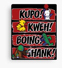 What Does the Tonberry Say? Canvas Print
