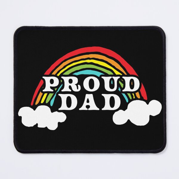 Item preview, Proud Dad, LGBTQ, Rainbow, Pride Shirt for Dad, Dad Pride, Rainbow Pride, Gift for Dad, Pride Week, Pride Month, Pride Festival designed and sold by RisingFrequency.