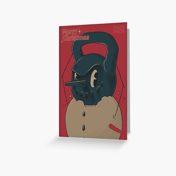 Merry Christmas greeting card Greeting Card