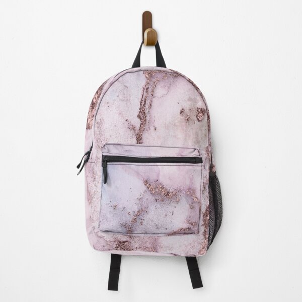 Item preview, Ink Marble Painting Pastel Rose Gold And Pastel Pink designed and sold by artsandsoul.