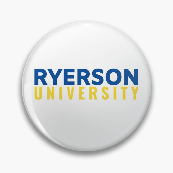 Item preview, Ryerson University Logo (Modern Bold Blue Yellow) designed and sold by Everyday Designs.