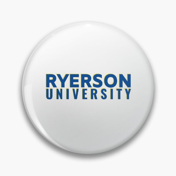 Item preview, Ryerson University Logo (Modern Bold Blue Yellow 3D) designed and sold by Everyday Designs.