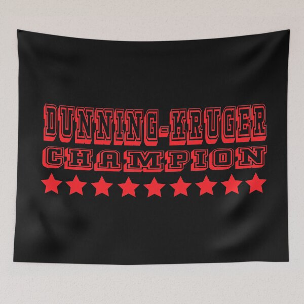 Item preview,  Retro Dunning-Kruger Champion designed and sold by jdtees.
