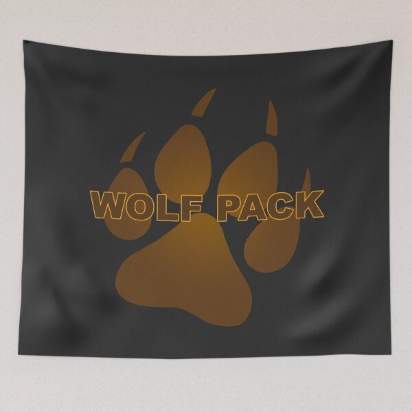 Item preview, Wolf Pack Paw Print Brown designed and sold by PlanetaryArtist.