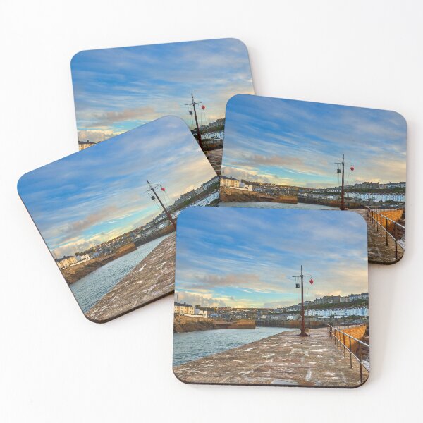Item preview, Porthleven Harbour Cornwall at sunrise designed and sold by VnGphoto.