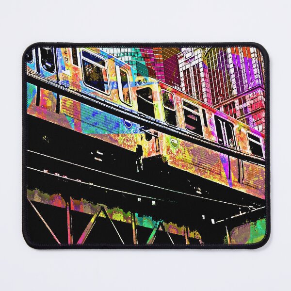 Item preview, Chicago EL - Chicago L - electric Chicago - CTA transit - city photography designed and sold by smooshfaceutd.