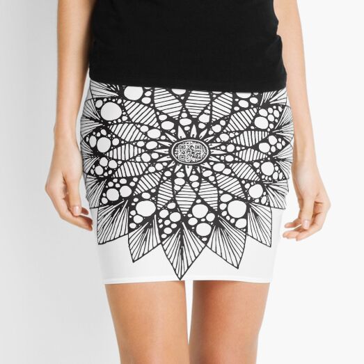 Mandala #1 Mini Skirt