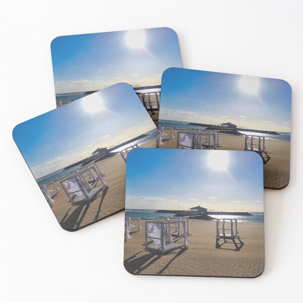 Item preview, EMPTY BEDS ON THE BEACH designed and sold by ronsaunders47.