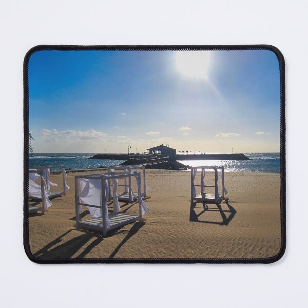 Item preview, EMPTY BEDS ON THE BEACH designed and sold by ronsaunders47.
